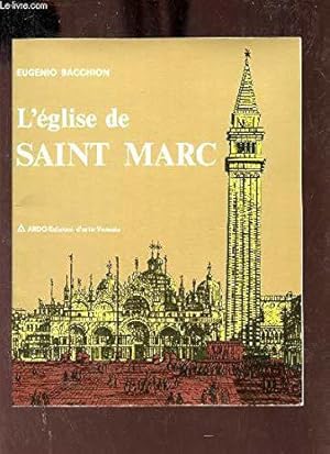 Seller image for L'eglise de saint marc for sale by JLG_livres anciens et modernes