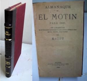 ALMANAQUE DE EL MOTÍN PARA 1886