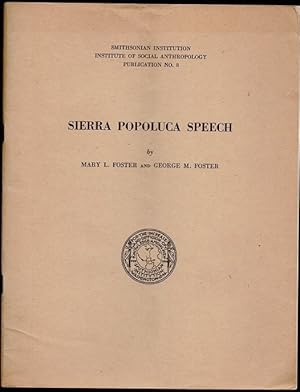 Bild des Verkufers fr Sierra Popoluca Speech zum Verkauf von The Book Collector, Inc. ABAA, ILAB