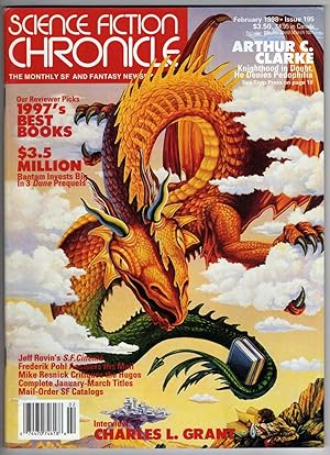 Bild des Verkufers fr Science Fiction Chronicle - the Monthly SF and Fantasy Newsmagazine - February 1998 - Issue # 195 - Volume 19, Numbers 3 & 4 zum Verkauf von Cameron-Wolfe Booksellers