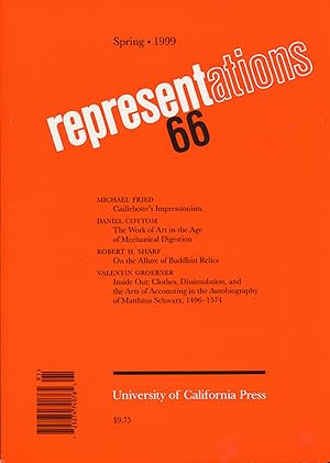 Seller image for Representations 66 (Spring 1999) for sale by Diatrope Books
