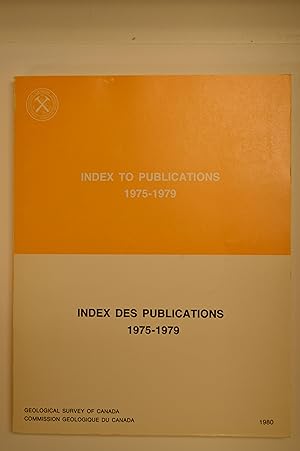 Index to Publications; Index des Publications 1975-1979