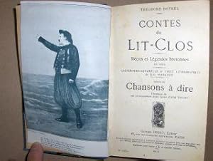 CONTES DU LIT-CLOS. Recits et Legendes bretonnes en vers. Frontispiz-Foto - Vingt lithographies d...