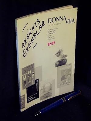 Seller image for Donna vita 92/93 - Fachhandel fr Bcher und Materialien gegen sexuellen Mibrauch - for sale by Erlbachbuch Antiquariat