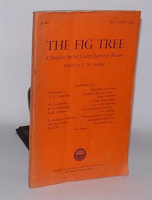 Imagen del vendedor de The Fig Tree: A Douglas Social Credit Quarterly Review. No. 1 June 1936. a la venta por Renaissance Books, ANZAAB / ILAB