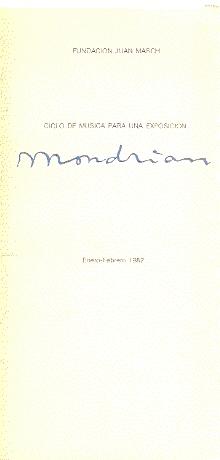 Imagen del vendedor de CICLO DE MSICA PARA UNA EXPOSICIN : MONDRIAN a la venta por El libro que vuela