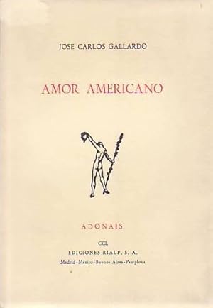 Imagen del vendedor de AMOR AMRICANO. a la venta por Librera Torren de Rueda