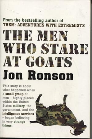 Imagen del vendedor de MEN WHO STARE AT GOATS a la venta por Dromanabooks