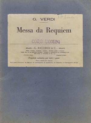 MESSA DA REQUIEM CORO UOMINI