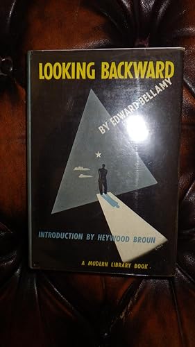 Immagine del venditore per Looking Backward, (2000- 1887 ) UTOPIAN, in B/W GREY & BLUE ILLUSTRATED DJ , STATED 1st Modern Library Edition, Dustjacket artwork by E. McKnight Kauffer venduto da Bluff Park Rare Books