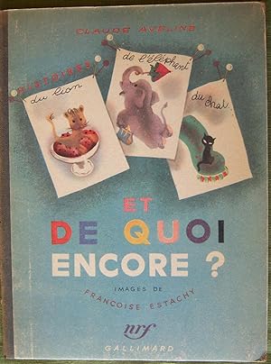 Imagen del vendedor de De Quoi Encore? a la venta por Illustrated Bookshelf