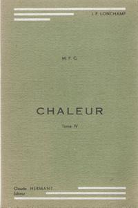 Imagen del vendedor de Chaleur a la venta por Au vert paradis du livre
