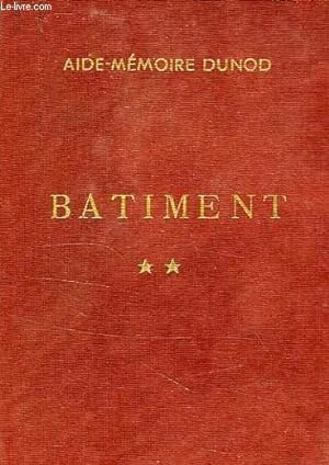 Seller image for BATIMENT, TOME II for sale by Le-Livre