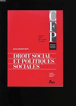 Image du vendeur pour DROIT SOCIAL ET POLITIQUES SOCIALES. mis en vente par Le-Livre