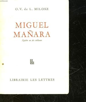 Seller image for OEUVRES COMPLETES - 3 - MIGUEL MANARA for sale by Le-Livre