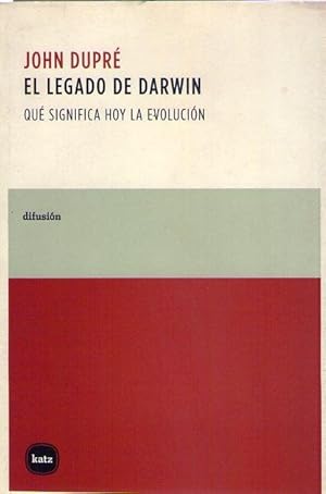 Immagine del venditore per EL LEGADO DE DARWIN. Qu significa la evolucin hoy. Traducido por Mirta Rosenberg venduto da Buenos Aires Libros