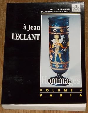 Imagen del vendedor de Hommages a Jean Leclant - Volume 4 Varia a la venta por Besleys Books  PBFA