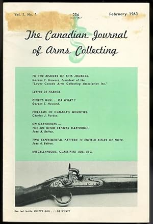 CANADIAN JOURNAL OF ARMS COLLECTING. VOL. 1, NO. 1.