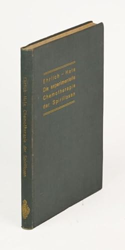 Bild des Verkufers fr Die experimentelle Chemotherapie der Spirillosen (Syphilis, Rckfallfieber, Hhnerspirillose, Frambsie). Mit Beitrgen von H. J. Nichols - New York, J. Iversen - St. Petersburg, Bitter - Kairo und Dreyer - Kairo. zum Verkauf von Versandantiquariat Wolfgang Friebes