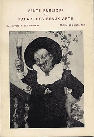 Seller image for Vente publique au Palais des Beaux-Arts. 27,28 et 29 octobre 1970 for sale by L'ivre d'Histoires