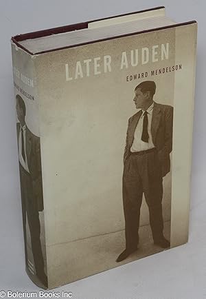 Bild des Verkufers fr Later Auden zum Verkauf von Bolerium Books Inc.