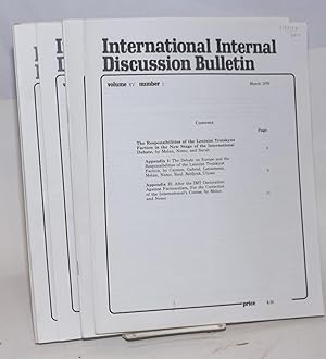 International internal discussion bulletin, vol. 15, no. 1, March, 1978 to no. 7, December, 1978