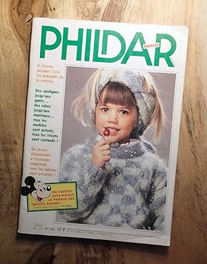 Seller image for PHILDAR MAILLES : No. 120, 1995 : A Tricoter Pendant l'ete les Panoplies de la Rentree . avec Mickey Mouse (FRENCH EDITION) for sale by 100POCKETS