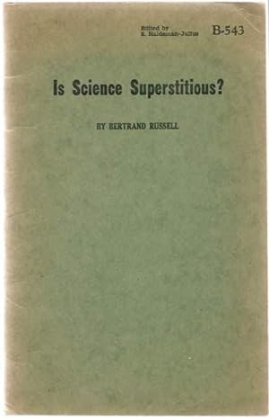 Seller image for Is Science Superstitious? for sale by Lincbook