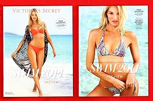 Victoria's Secret Swim 2014 Preview / Two Catalogs, Reverse Covers. Fashion Ephemera