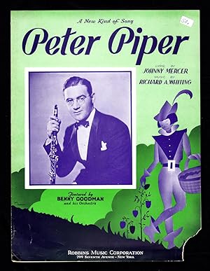 Peter Piper / 1936 Vintage Sheet Music (Benny Goodman, Johnny Mercer, Richard A. Whiting)