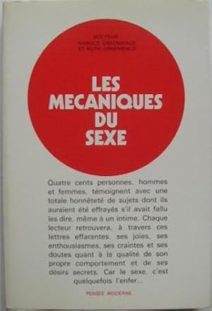 Imagen del vendedor de Les mcaniques du sexe. a la venta por Librairie les mains dans les poches