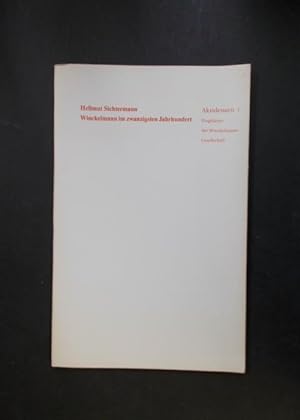 Imagen del vendedor de Akzidenzen 1 - Winckelmann im zwanzigsten Jahrhundert a la venta por Antiquariat Strter