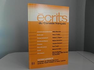 Bild des Verkufers fr Ecrits du Canada franais 51 zum Verkauf von Bidonlivre