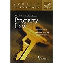 Seller image for Principles of Property Law (Concise Hornbook Series) for sale by BarristerBooks