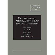 Bild des Verkufers fr Entertainment, Media, and the Law: Text, Cases, and Problems (American Casebook Series) zum Verkauf von BarristerBooks