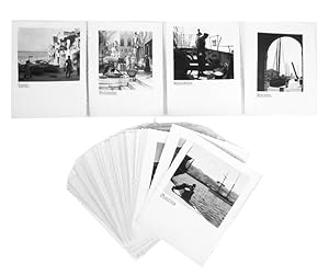 90 Fotokarten einer Italienreise (Städte, Landschaften, Alltagsszenen). Nicht datiert (ca. 1930)....