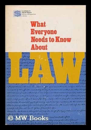 Bild des Verkufers fr What Everyone Needs to Know about Law zum Verkauf von MW Books Ltd.