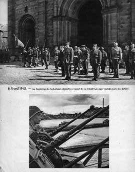 Bild des Verkufers fr Du Rhin a Carlsruhe. 1re Arme Francaise. Rhin et Danube. zum Verkauf von Wittenborn Art Books