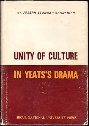 Immagine del venditore per Unity of Culture in Yeats's Drama venduto da Kenneth Mallory Bookseller ABAA