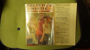 Seller image for Devil's Mantle, The (His 1st Book) in RARE Color Dustjacket Artwork By John Drew, of Woman in White Dress with Long Blonde Hair Leaning on Blue Table & Devil in Red Cape Looking at Older Boy in White Shirt. a Man-Hunt Over the South P for sale by Bluff Park Rare Books