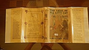 Immagine del venditore per The Tale Of Miss Kitty Cat [ Slumber-town Tales Series#6 ] In RARE Color DustJacket of Brown Cat with White Ribbon with Paw Upraised Near WoodStack with 2 Little Mouses in DressUp Attire, When Mrs. RAT Saw CAT Washing Her Face, SHE Knewe It Meant rain, & she wouldn t Let Her Husband Leave Home Without His Umbrella ,Pleasant Tales with Good Illustrations of the Lead Character (Miss venduto da Bluff Park Rare Books