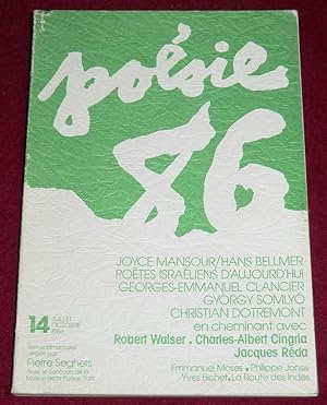 Imagen del vendedor de POESIE 86 - N 14 (Mansour/Bellmer, Potes israliens d'aujourd'hui, Clancier, Somlyo, Dotremont. Etc) a la venta por LE BOUQUINISTE