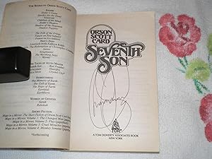 Bild des Verkufers fr Seventh Son: Signed zum Verkauf von SkylarkerBooks