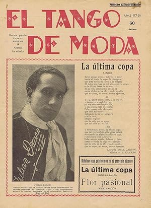 EL TANGO DE MODA. Semanario Popular Hispanoamericano - Número Extraordinario - Año II - nº 28 (13...