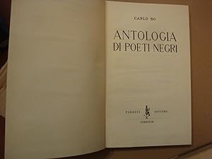 Antologia di poeti negri.