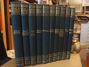 Myricae (diciannovesima edizione), Primi Poemetti (nona edizione definitiva), Nuovi Poemetti (ses...