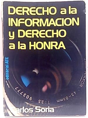 Derecho A La Información Y Derecho A La Honra