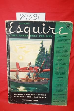 Image du vendeur pour Marlin off the Morro : Cuban Letter ; Article on Autumn ESQUIRE: The Quarterly for Men mis en vente par Princeton Antiques Bookshop