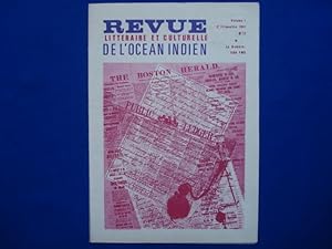 Revue littéraire et Culturelle de l'Océan Indien