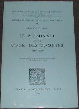 Le personnel de la cour des comptes (1807-1830).